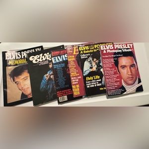 Vintage Elvis magazine lot